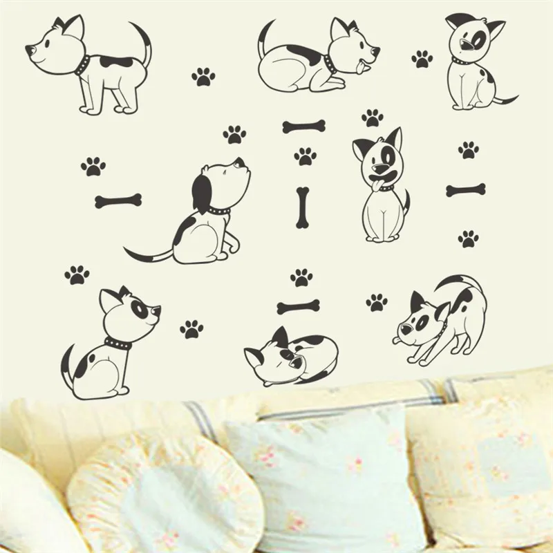 Funny Animals Bird Swinging Wall Stickers Kids Room Decoration Diy Cartoon Monkey Giraffe Lion Mural Art Pvc Posters Home Decals