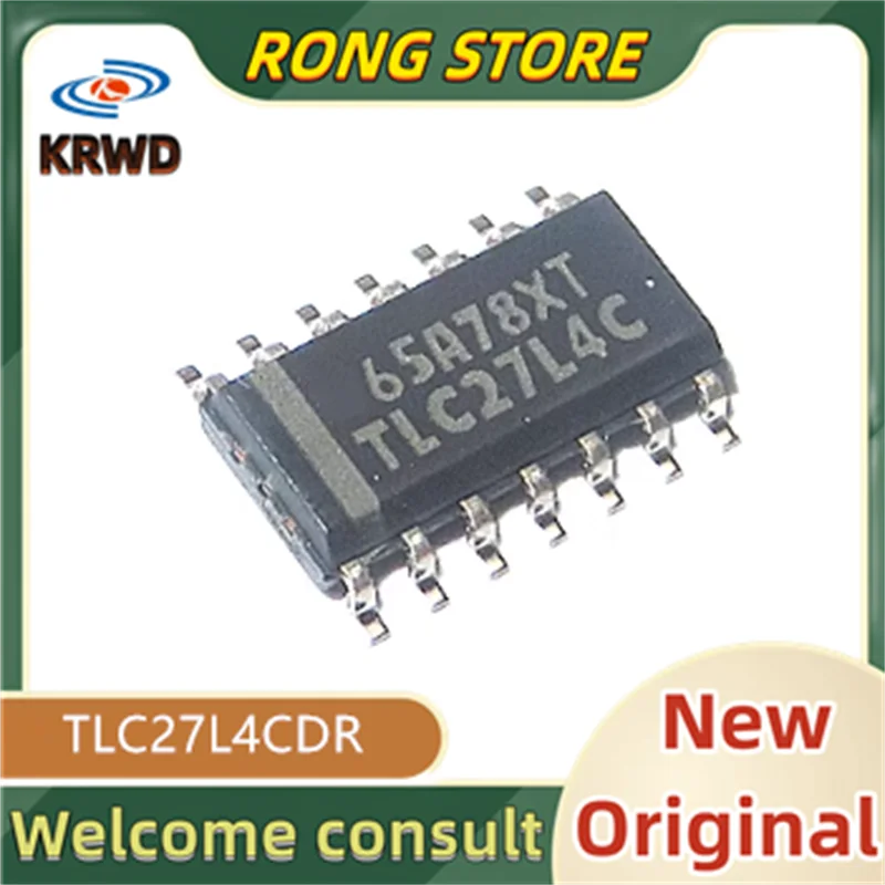 5PCS  TLC27L4C TLC27L4CDR SOP14   New and Original Chip IC