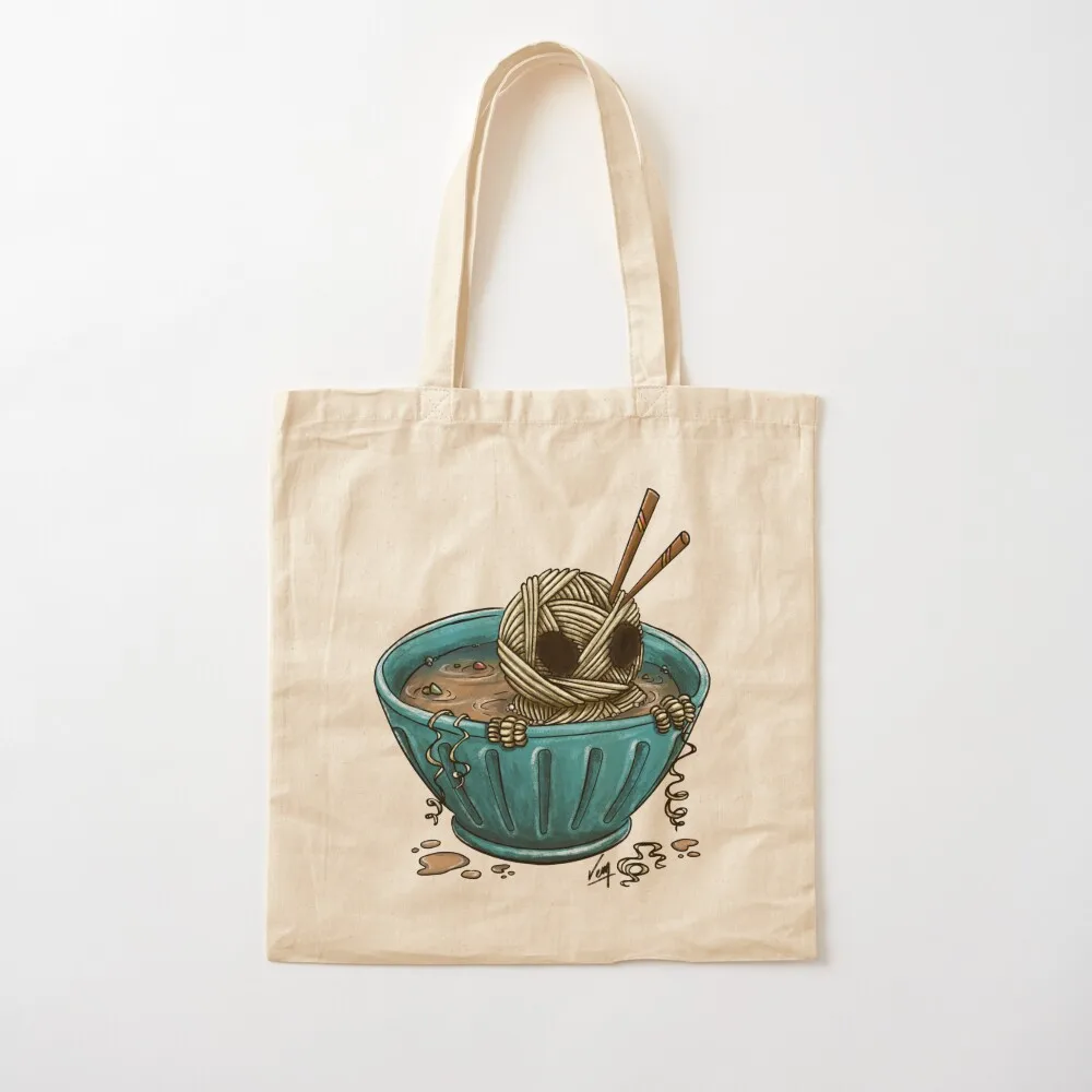 Living Noodles Tote Bag Customizable tote bag custom bags tote bag screen Beach