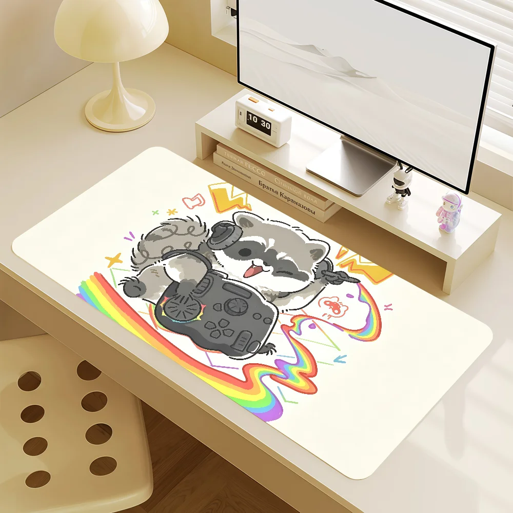 Mouse Pad MousePad Non-slip Lockedge Office Student Gaming Thickened Y-Yencatx Large Writing Illustration Cartoon Pad Cushion