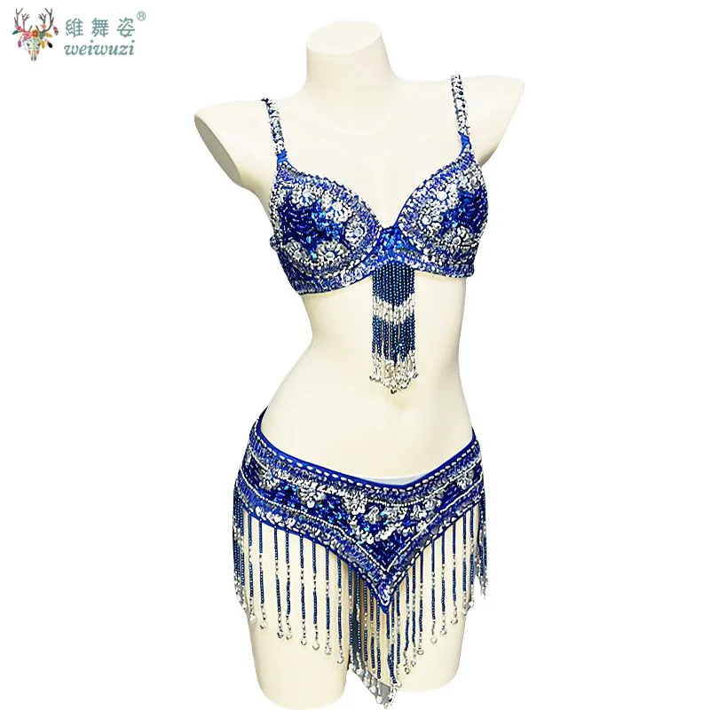 حار بيع مطرز كريستال ملابس رقص البطن ارتداء للنساء الصدرية حزام الملابس مثير الرقص الشرقي كرنفال الرقص الشرقي ازياء مجموعة