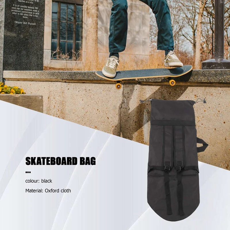 Double Rocker Skateboard Backpack Land Surfboard Bag Longboard Bag Skateboard Carry Bag Accessories