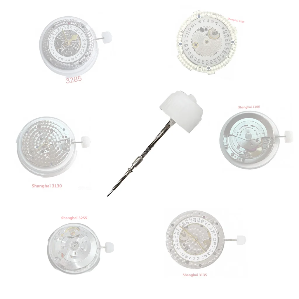 

5/10PCS Replacement Crown Stem Watch Winding Stem For Shanghai 3135/ 3235/ 3255/ 3285/ 3286/ 3130/ 3186 Movement Repair Parts