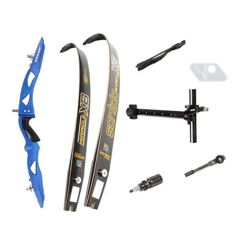 Sanlida Miracle X8 ILF Target Recurve Bow Kit Right Hand Entry-level Easy Adjustment Shooting Outdoor Sport