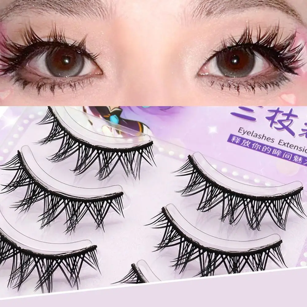 Thai Style Makeup Fairy Lashes Spiky Wispy Lash Strips Cosplay Masquerade Party Create Gorgeous Makeup