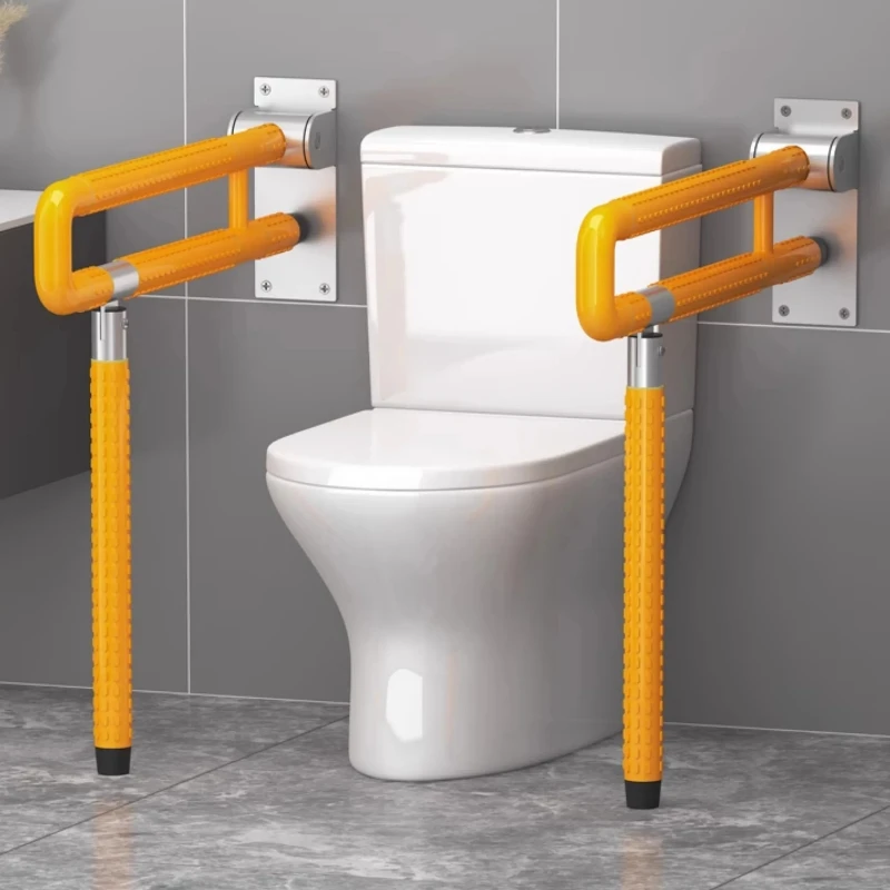 ADA Toilet Safety Rail - Elderly Bathroom Grab Bar with Non-Slip Grip, Shower Support Handrail for Disabled Accessible Commode