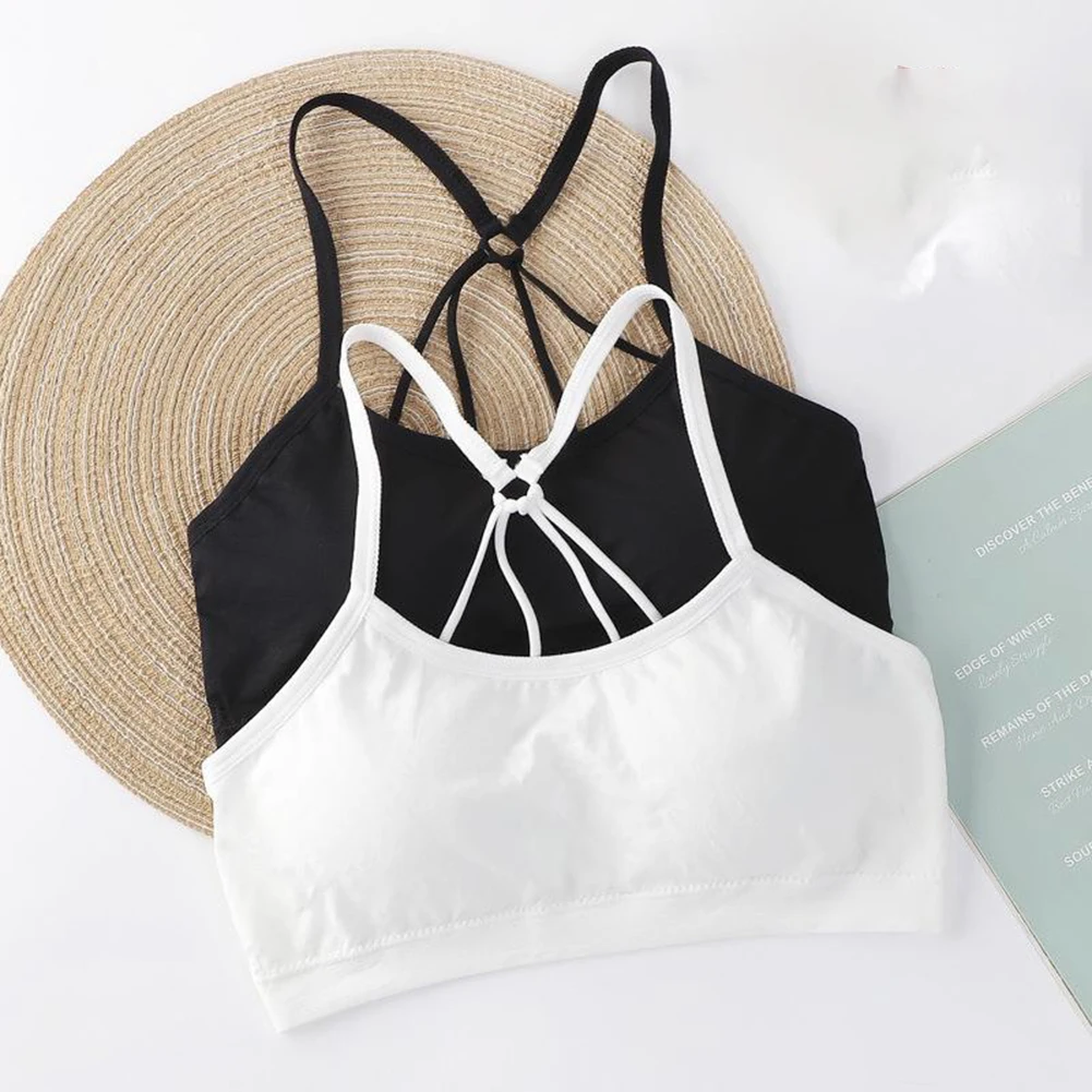 

Underwear For Women Without Steel Rings Beautiful Back Strapless Sagging Wrapped Bras Solid Color Intimates