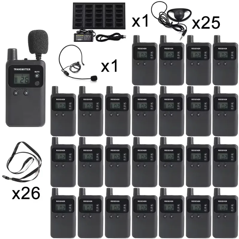 Sistema di guida audio wireless 813R Sistema di guida turistica di vendita caldo per l'insegnamento della conferenza di visita turistica ad alto costo