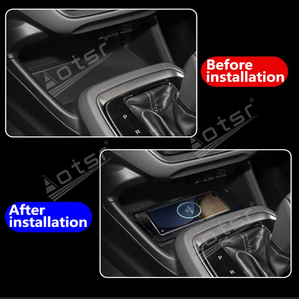 لسوبارو Crosstrek 2024-2025 ملحقات وحدة التحكم المركزية لوحة شاحن لاسلكية وحدة ترقية ذكية للسيارة 2025 منتج جديد