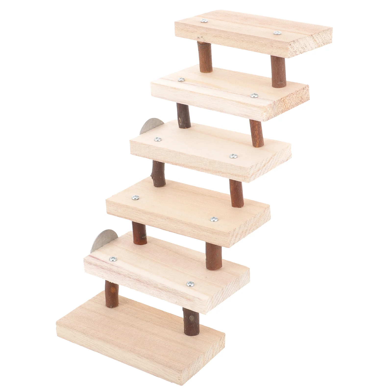 

Hamster Climbing Ladder Wooden Chinchilla Cage Landscaping Ladders Rabbit Toys Guinea Pig Log Platform