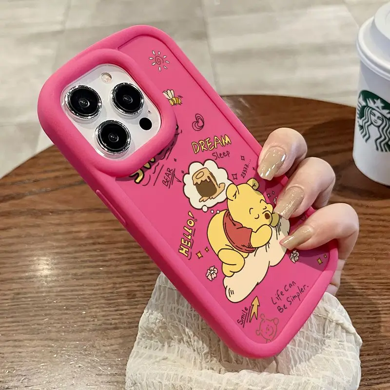 Disney winnie pooh dream Honey電話ケース、iPhone 15、14 pro max、13、12、11 pro、xs max、xs、xr用のソフトシリコンキュレートカバー、新しい