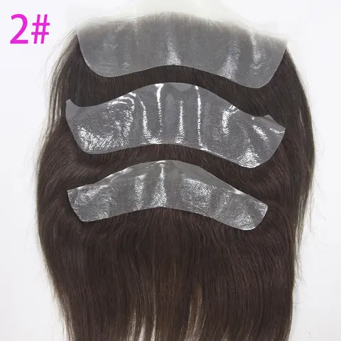 Мужской парик Eseewigs Front Men Toupee темно-коричневый 6 дюймов