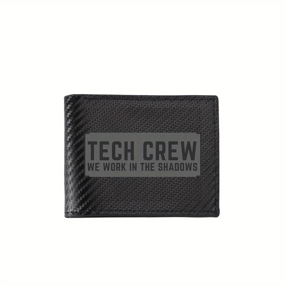 

Мужские кошельки Tech Crew Shadows Work Behind, простые деловые современные стильные подарки с принтом для отца, парня, Рождества