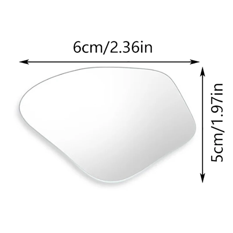 2 قطعة مرآة الرؤية الخلفية للسيارة 360 °   قابل للتعديل واسعة الزاوية عكس مساعدة العمياء مرآة المبتدئ وقوف السيارات مراقبة السيارة العملية