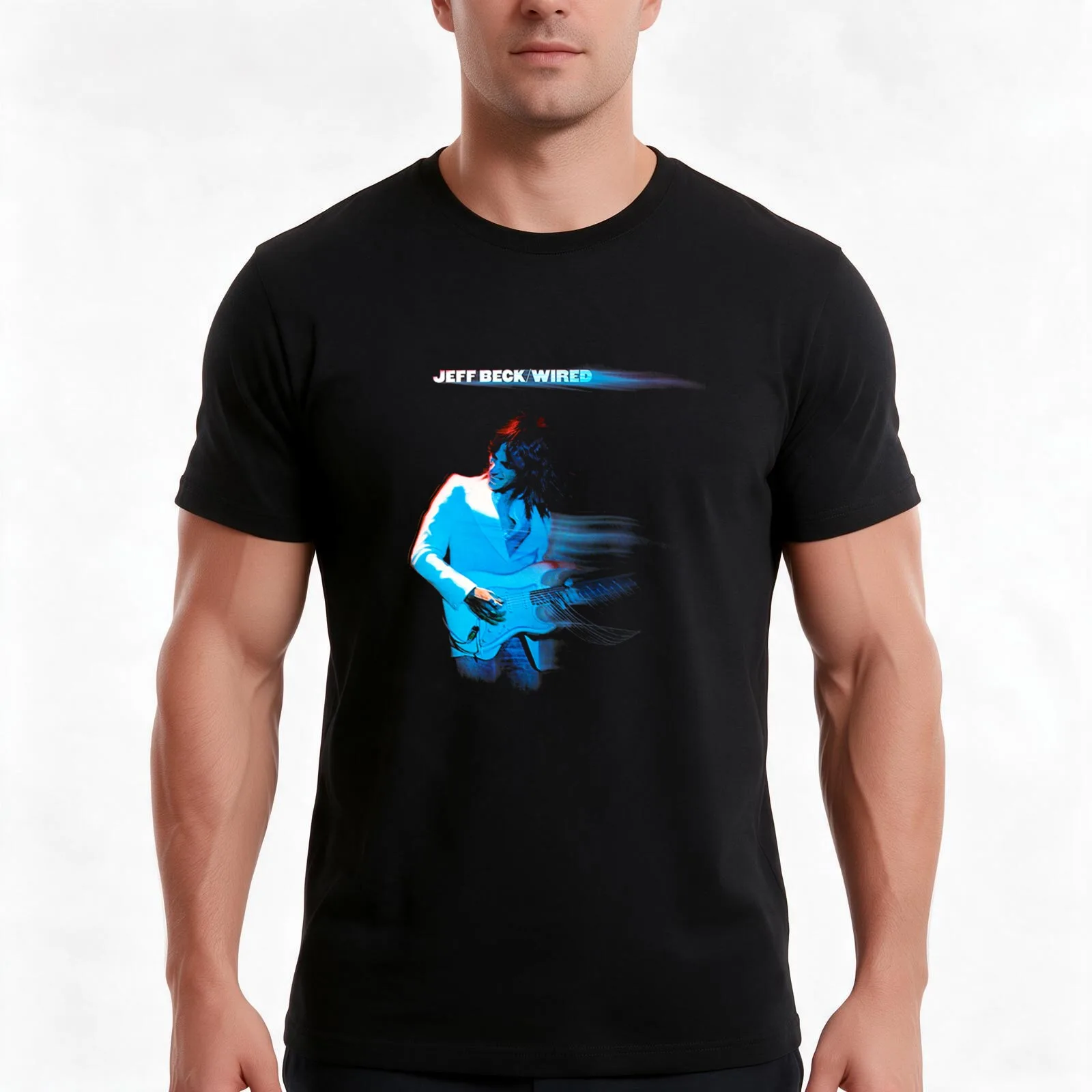 wired T-Shirt, Summer Casual Cotton Tee, Oversized Streetwear Tops, Vintage Graphic Print, Loose Fit Short Sleeve, 100% Cotton