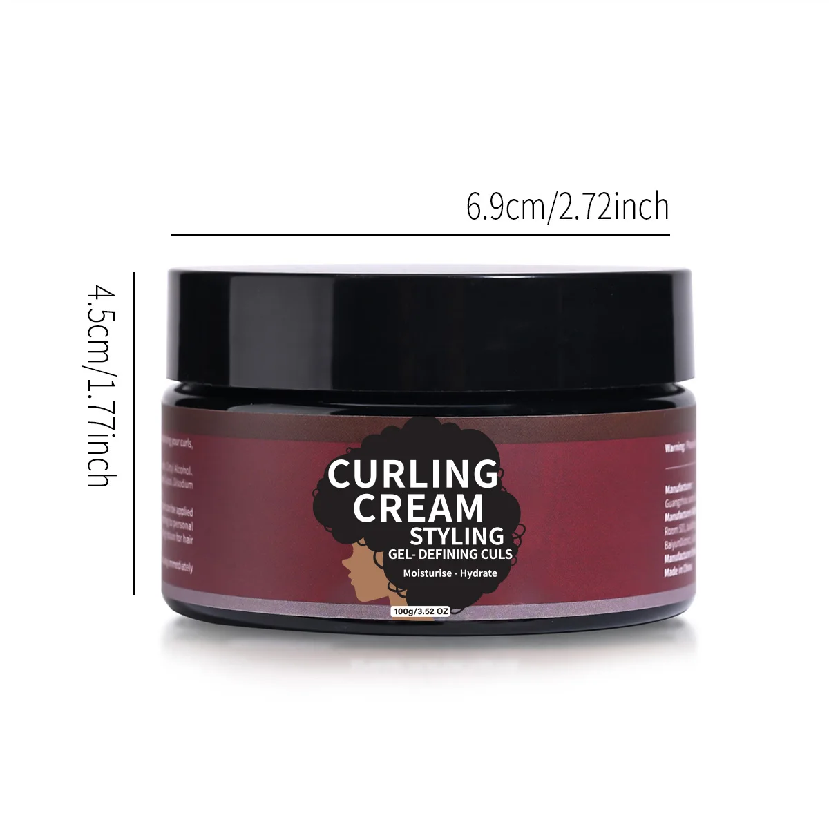 Moisturizing Styling Cream for Curly Hair - a Styling Cream for Creating Natural Curls and Achieving Lic