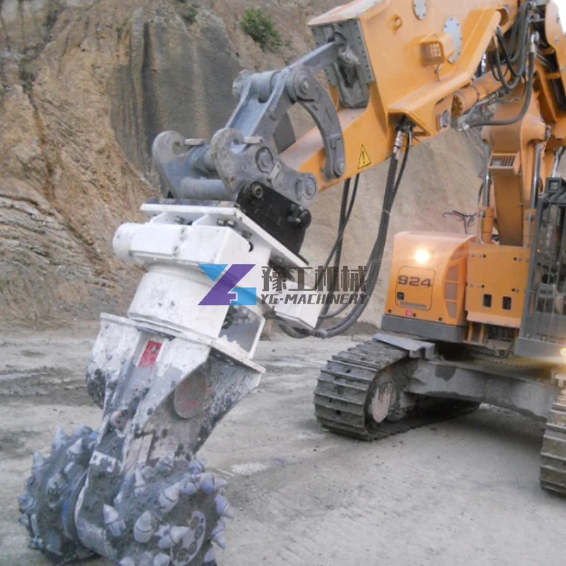 Hydraulic Excavator Milling Machine Hydraulic Drum Cutter for Excavator