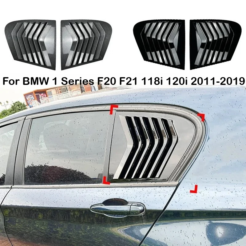 

Car Rear Window Louvers For BMW 1 Series F20 F21 118i 120i 2011-2019 Blind Shutter Sticker Exterior Accessories Aftermarket