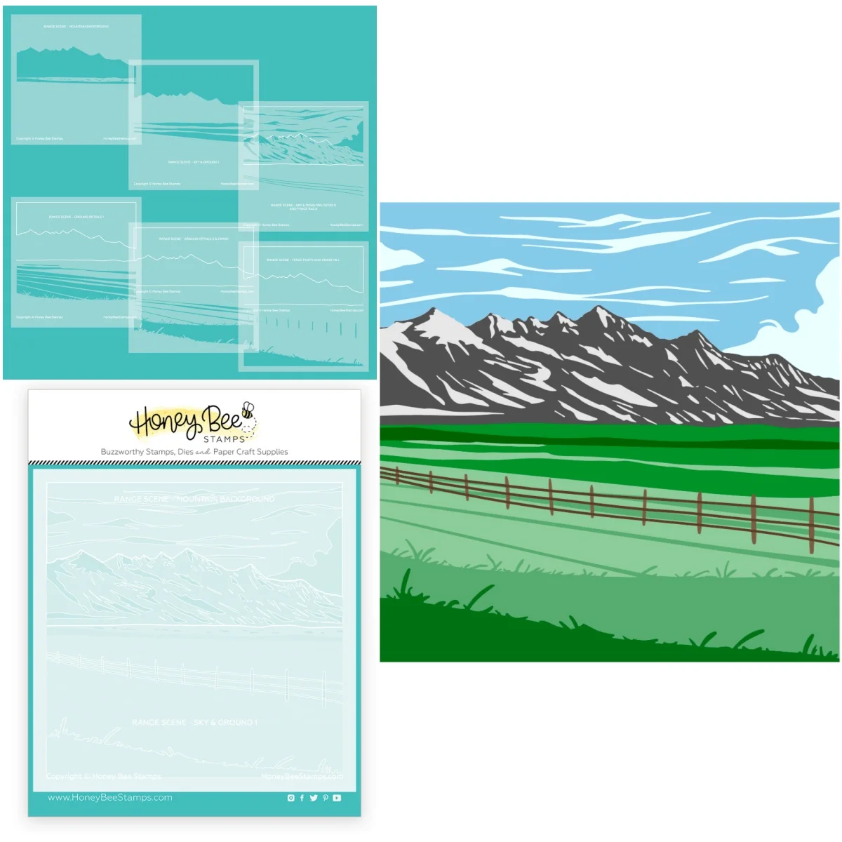 

Range Scene Metal Cutting Dies for DIY Making Card Scrapbook Embossed Paper Album Craft Supplies Template Decoration 2025 New