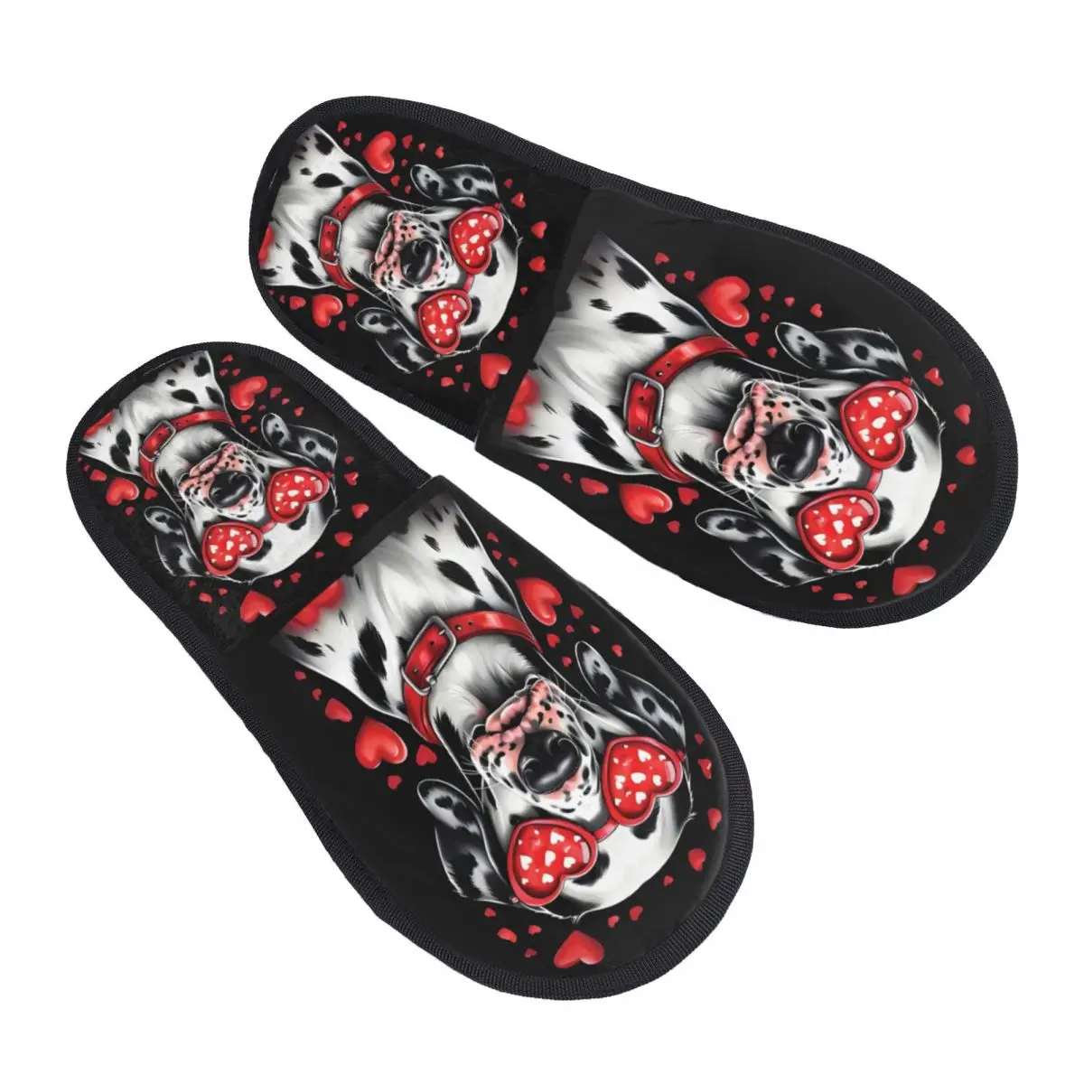 

Забавные тапочки из пены с эффектом памяти для собак далматинцев, женские мягкие теплые домашние тапочки с героями мультфильмов Kawaii Anime