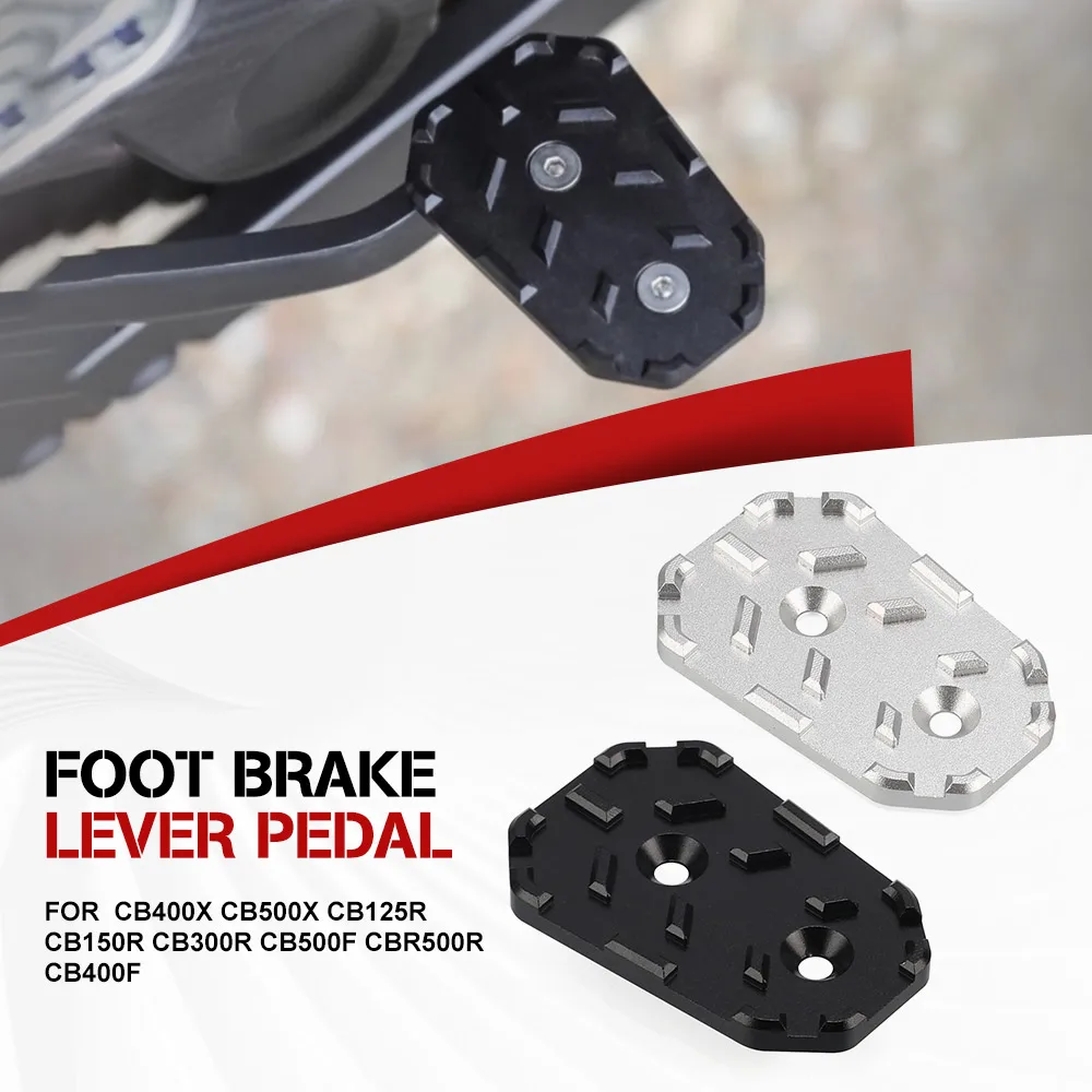 

Foot Brake Pedal Extender Tips Stand Step Plate Extension Pad For HONDA CB400X CB500X CB125R CB150R CB300R CB500F CBR500R CB400F