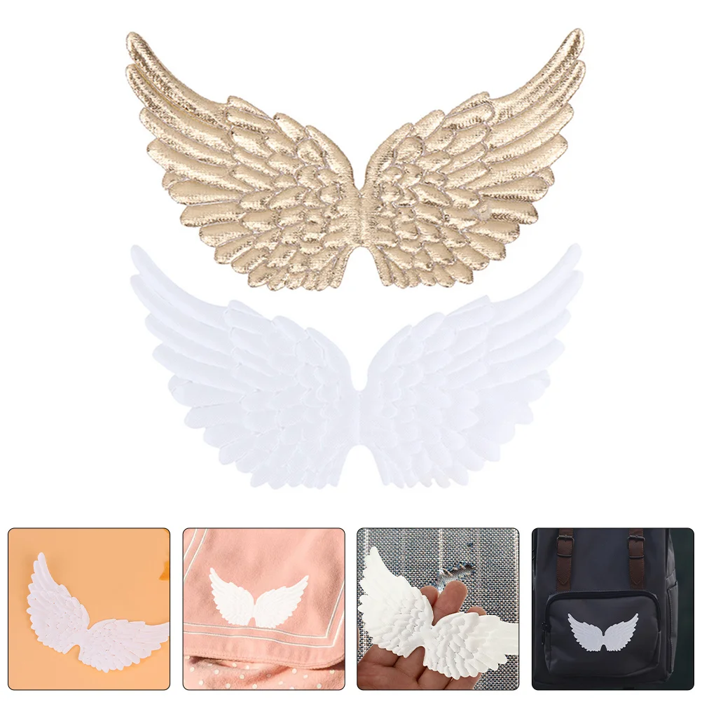 

12Pcs Party Costume Accessories Angel Wings Lightweight Decorative Fairy Wings for Birthday Celebration Craft Decoration Sew on