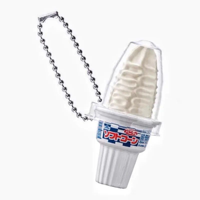 반다이 가샤폰 귀여운 카와이 캔디 장난감 피규어 애니메이션 미니어처 아이스크림 스낵 식품 키 체인 가방 펜던트 모델 캡슐 장난감 선물