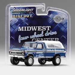 Greenlight Diecast 1:64 Scale 1974 Ford F-250 Off-Road Pickup Truck Simulation Alloy Car Model Collection Display Toy