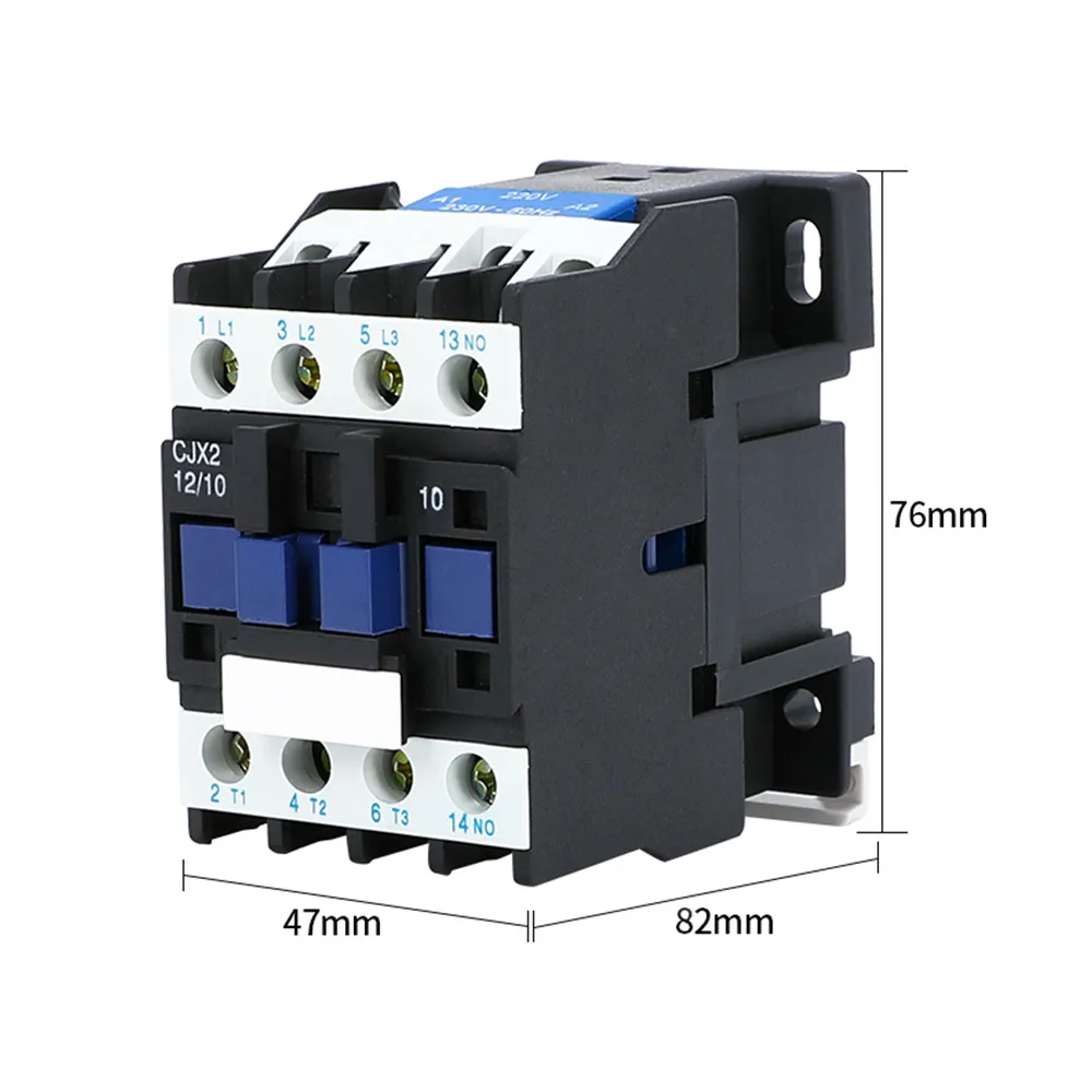 Contactor CJX2-1210 12A switches LC1 AC contactor voltage 380V 220V 110V Use with float switch