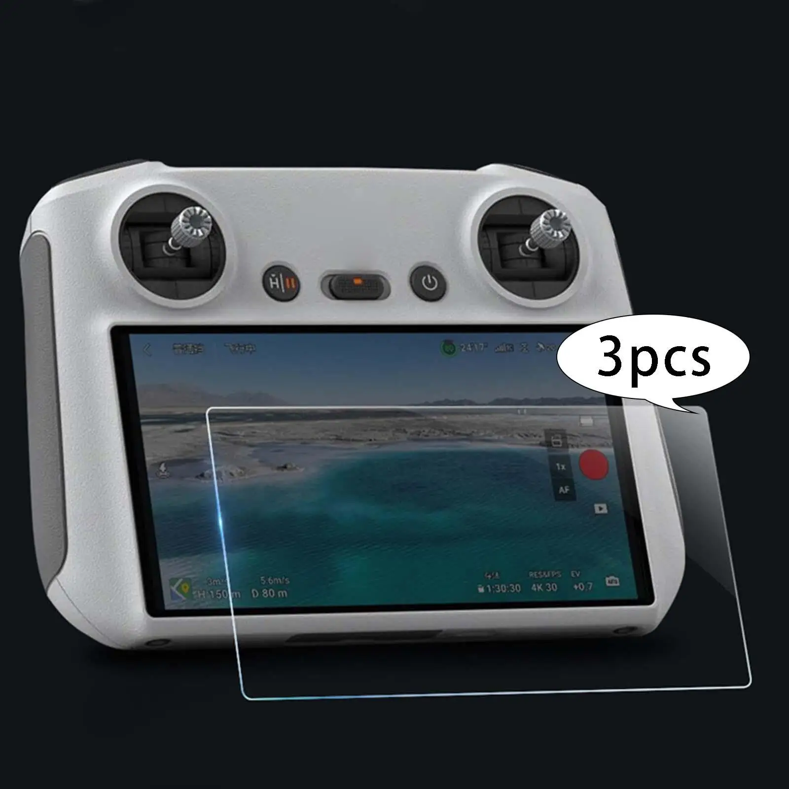 Screen Protector 9H Hardness ARC Edge Oil Proof Camera Protection Film for DJI Mini 3 Pro Replace Parts Remote Controller