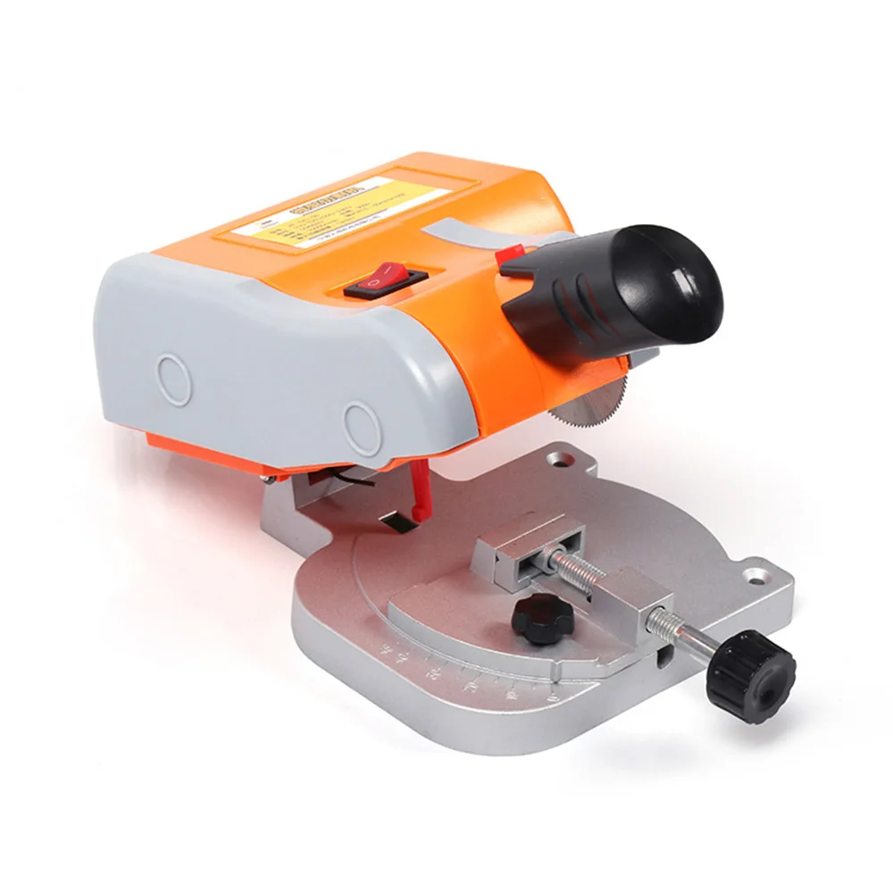 

0-45° Mini Bench Cut-off Cross Cut Saw Blade Soft Metals Wood Plastic Table Saw Miter Angle Circular Saw Steel Cutting 7800RPM