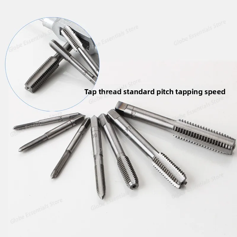 32-Piece German Standard Tap and Die Set with Wrenches, M3-M12 Hand Tap Wrench and Die Stock Set