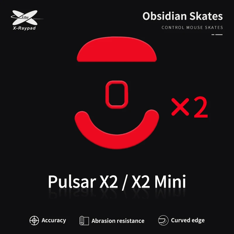 X-Raypad Obsidian Control Skates for Pulsar X2 & X2 Mini