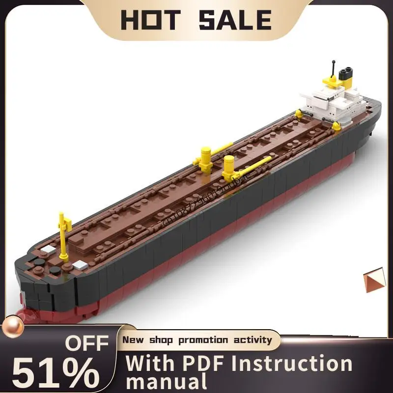 Nowy zestaw 992 elementów Moc Bulk Container M.v Derbyshire Statek Port Miejski Model Modularny DIY Technologia Kreatywne Pomysły Zabawka Prezent Klocki Konstrukcyjne