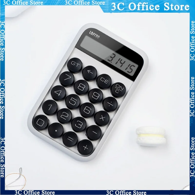 Lofree Eh113p White Calculator Jelly Bean Calculator Student Computer Accounting Office Female  Mechanical Keys Digital