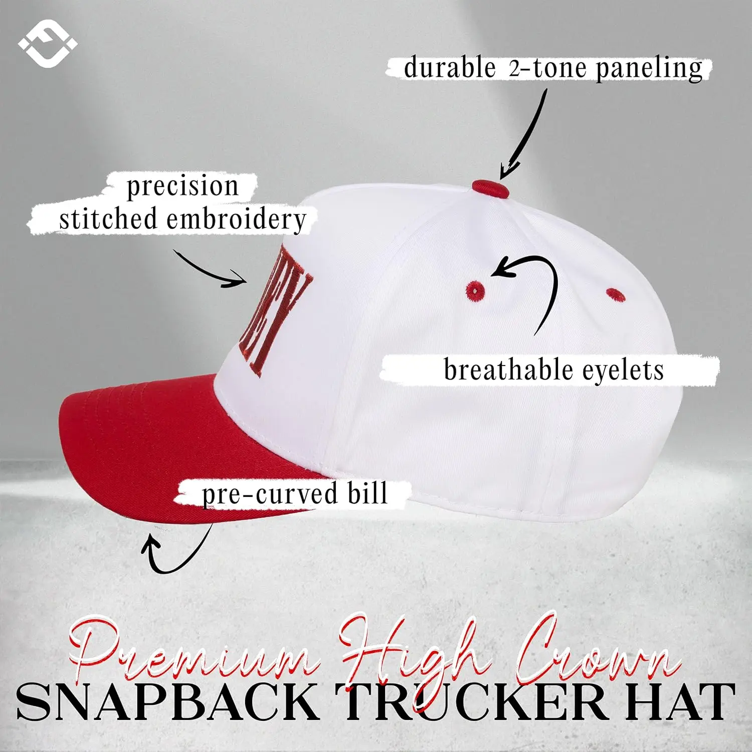 Funky Junque Cappello snapback in tela vintage - Berretto regolabile a 2 toni per uomo donna - Metti It On My, Cowboy, Ragazza Papà, Divertente