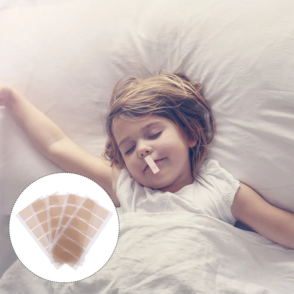 2Packs Mouth Breathing Tape for Babies Sleep Correction Sticker Hypoallergenic Gentle Adhesive Infant Toddler Sleeping Mouth