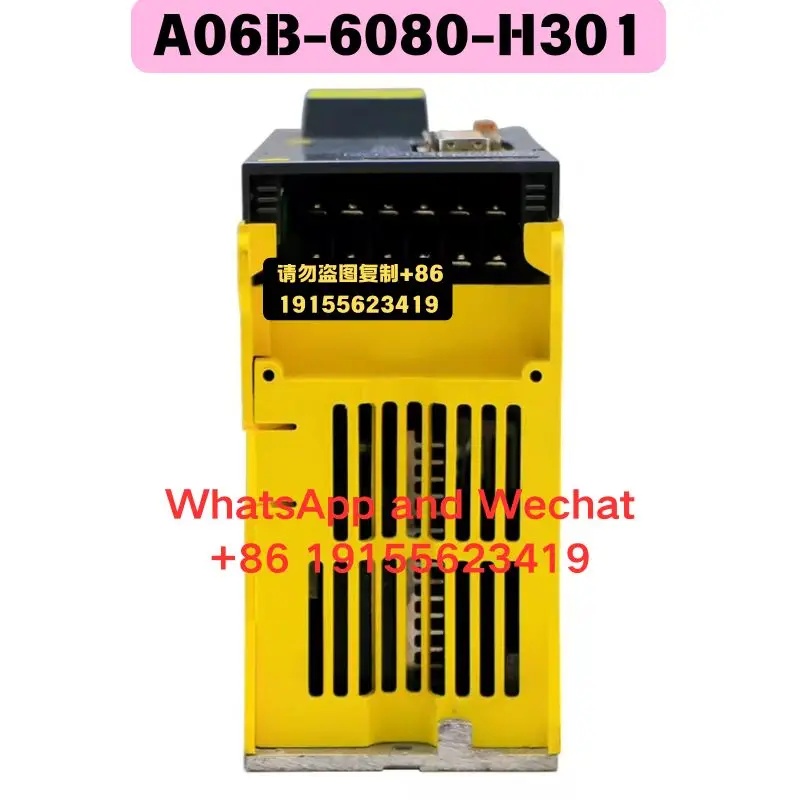Used OEM disassembled parts A06B-6080-H301 Driver Functional test OK Quick delivery