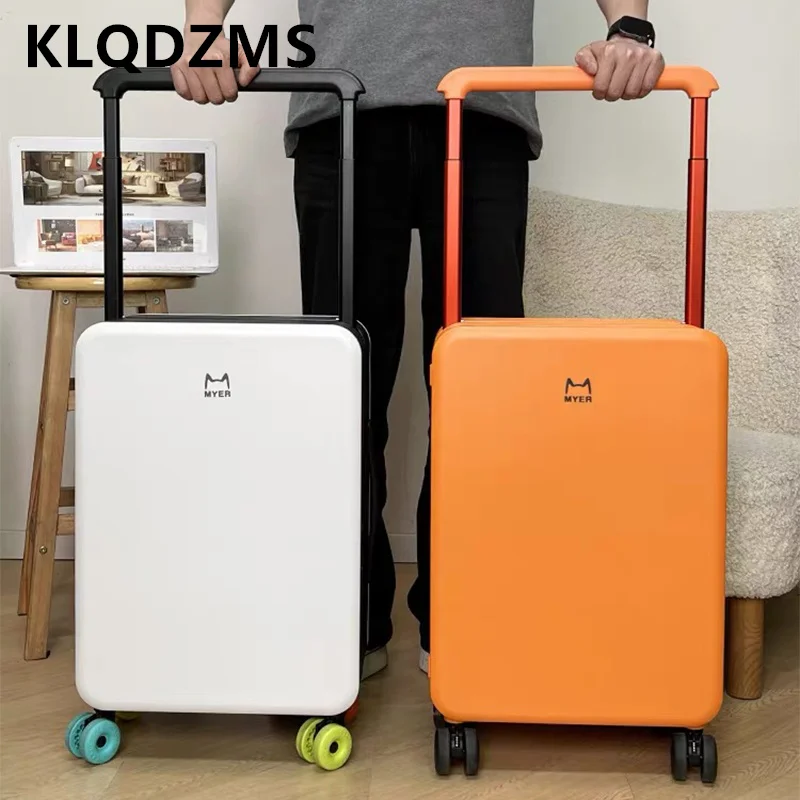 

KLQDZMS 20 Inch Carry-on Travel Luggage Bag ABS+PC Boarding Box Large Capacity 24 Inch Trolley Student Password Boxes Suitcase