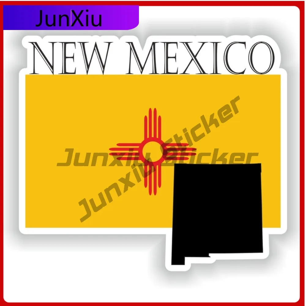 

New Mexico Country Project Flag Artistic Auto Exterior Accent Commonly Used On Bumpers Rear Windows Trunks