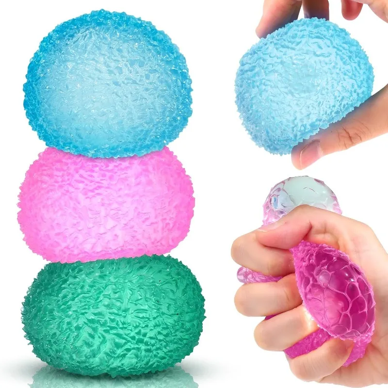 

Squishy Ice Ball Maltose Fidgets Toy Super Soft Pink Mochi Slow-rebound Squeeze Toy Anti-Stress Toy for Adults Hand Exercise
