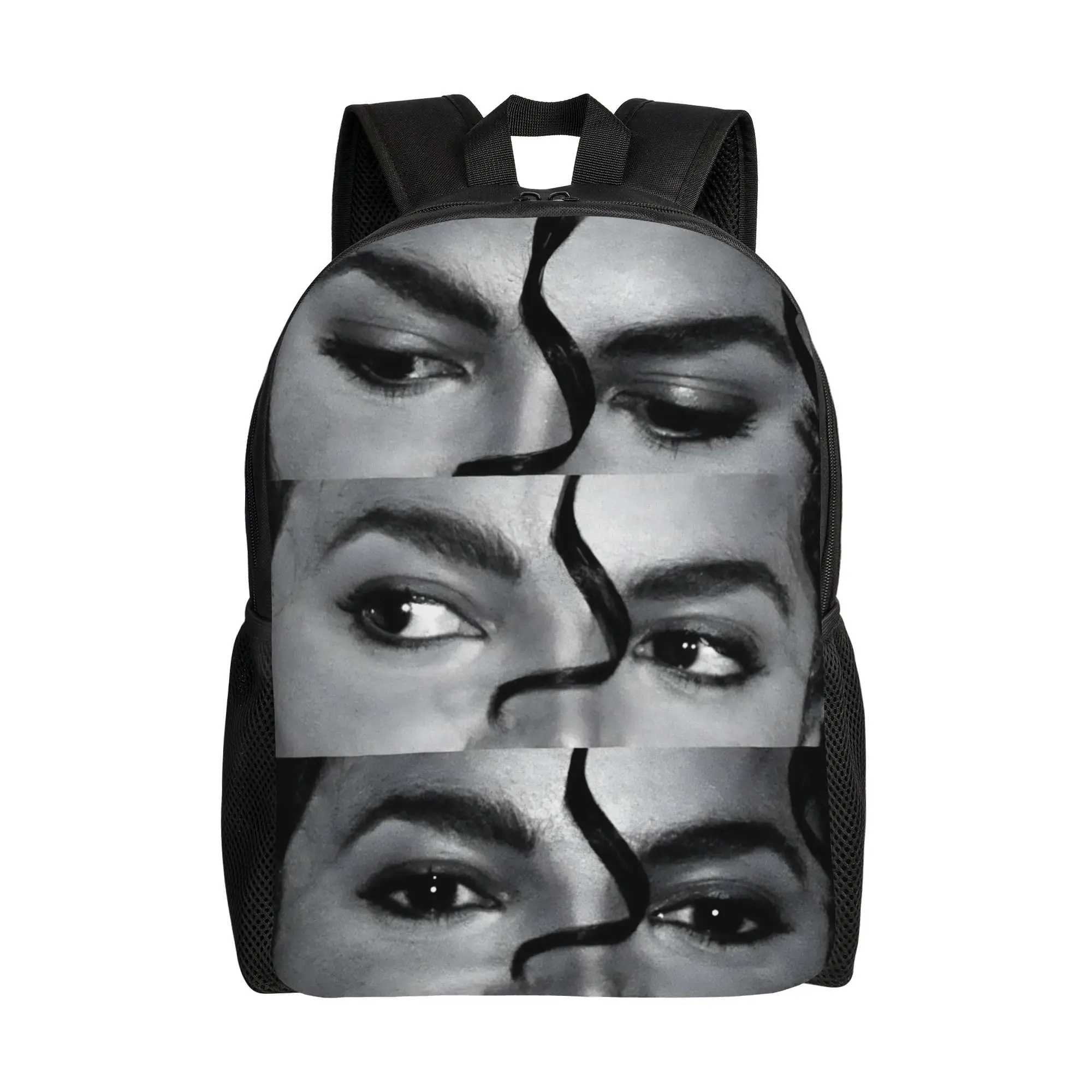 Michaels Jacksons Singer Pop Casual Backpack Sports Student Business  Daypack for Men Women College Canvas Bags