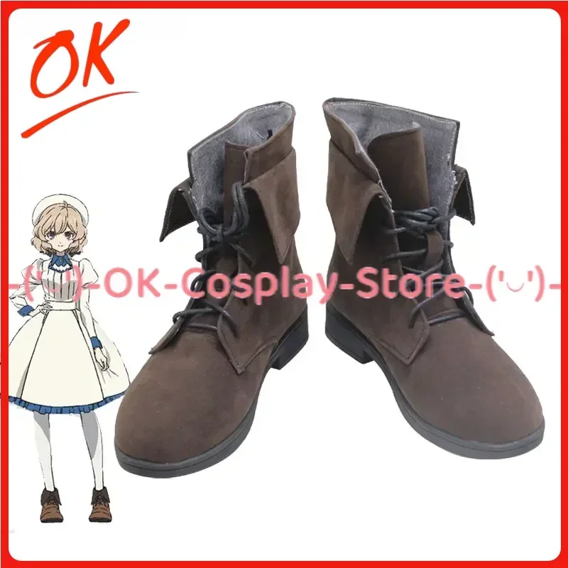 [Customized Size] InSpectre Kotoko Iwanaga Cosplay Shoes Anime Roleplay Costume Prop Halloween Carnival Party Boots PU Leather
