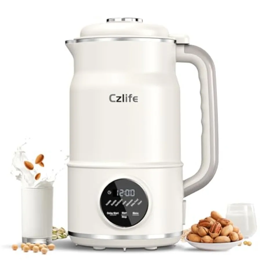 

N7 Nut Milk Maker 50oz 1,5L Автоматическая машина для приготовления соевого молока для домашнего овсяного молока, орехового молока, сока, молочного коктейля, зерна детского питания Alm