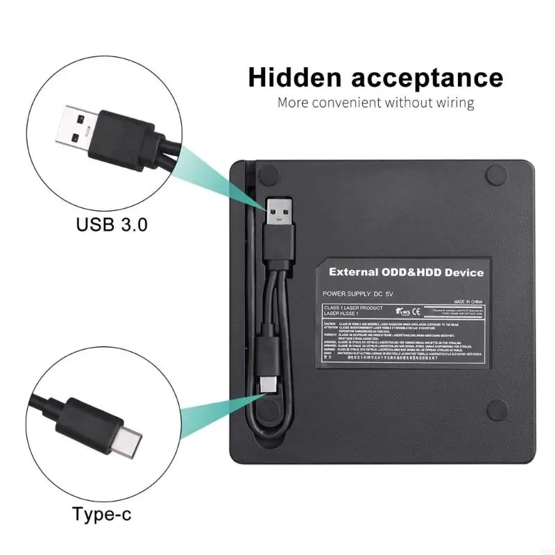 J1HD компьютер внешний считыватель диска приводит к тому, что писатель считывателей считывателя C 3,0