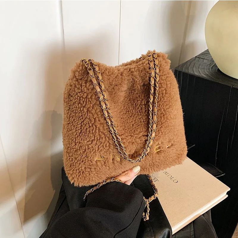 All Natural Wool Leather Luxury Women's Crossbody Bag 2024 New Fashion Designer Women's Handbag High Quality Exquisite Handbag