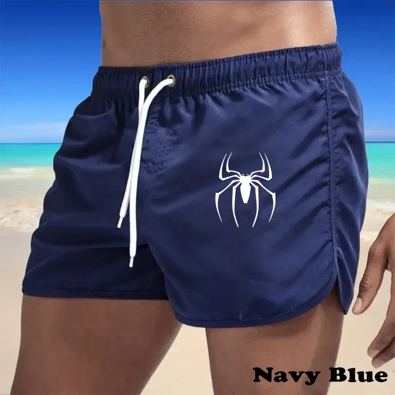 Shorts for Men Summer Men\'s Pattern Printed Swimwear Shorts Sexy Swim Trunks Men Swimsuit Low Waist Breathable Beach Wear