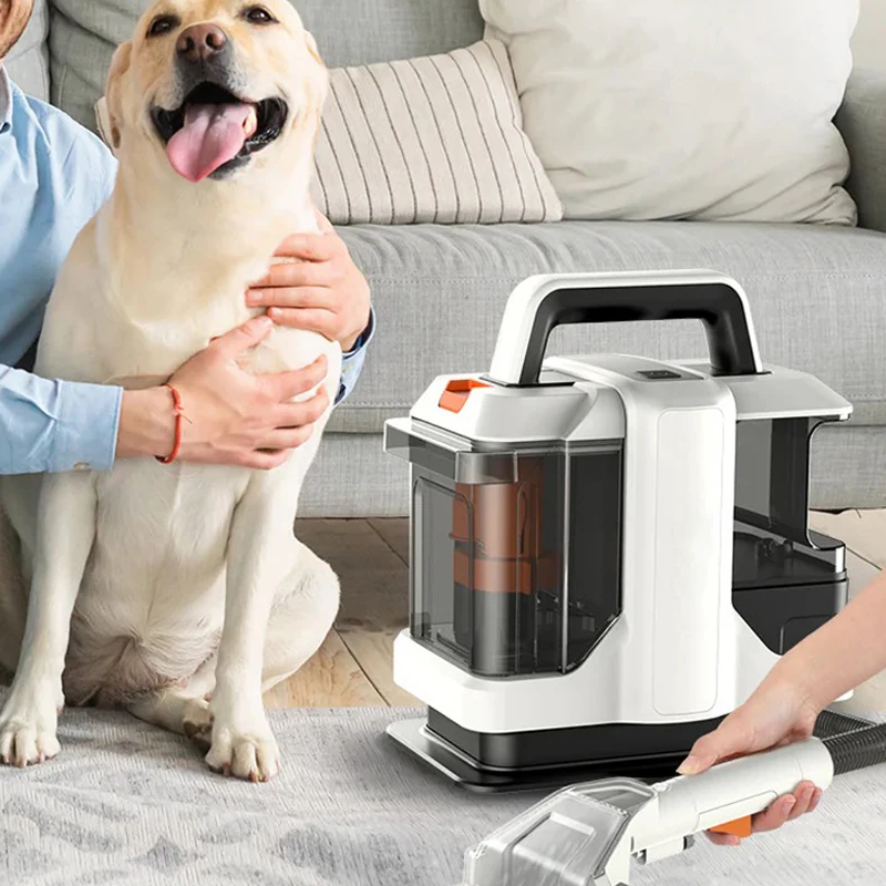 Portable Carpet Cleaner Machine, Powerful Deep Stain Cleaning for Couch, Pets, Car Seats, Upholstery & Furniture Vacuum Cleaner