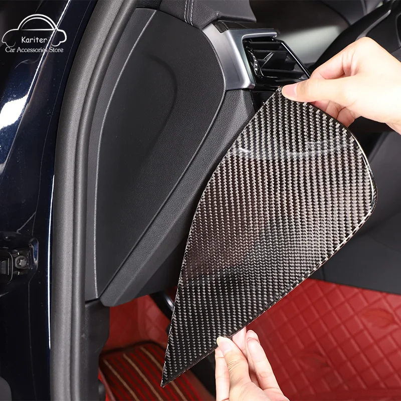 For BMW 5 Series G30 G38 2018-2022 Car Styling Carbon Fiber Car Door Anti-Collision Sticker Interior Modification Accessories