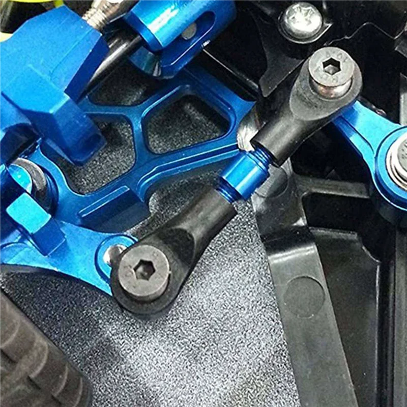 

30 шт., рулевая тяга, сервопривод для Tamiya TT-02 TT-02T TT02 TT02T 1/10, детали для обновления радиоуправляемого автомобиля, аксессуары, синий-[A17I]